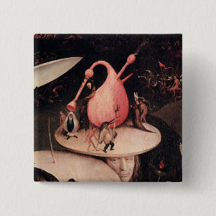 The Garden of Earthly Delights 2 Inch Square Button