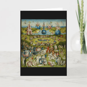 The Garden Of Earthly Delights By Hieronymus Bosch Card