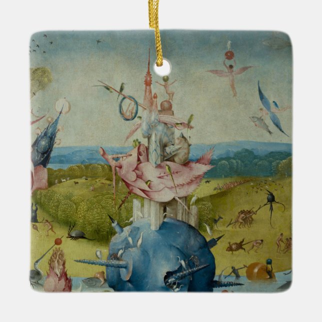 The Garden of Earthly Delights Ceramic Ornament (Front)