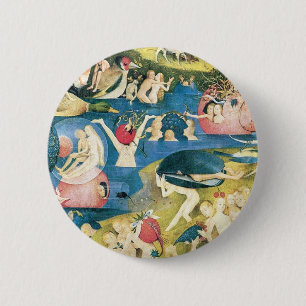The Garden Of Earthly Delights Hieronymus Bosch 2 Inch Round Button
