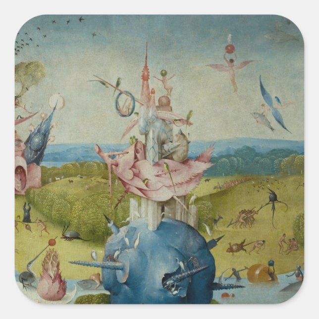 The Garden of Earthly Delights Square Sticker (Front)