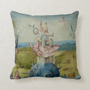The Garden of Earthly Delights Throw Pillow