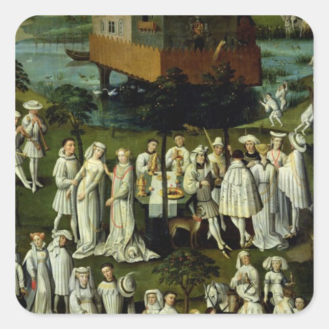 The Garden of Love at the Court of Philip the Square Sticker (Front)