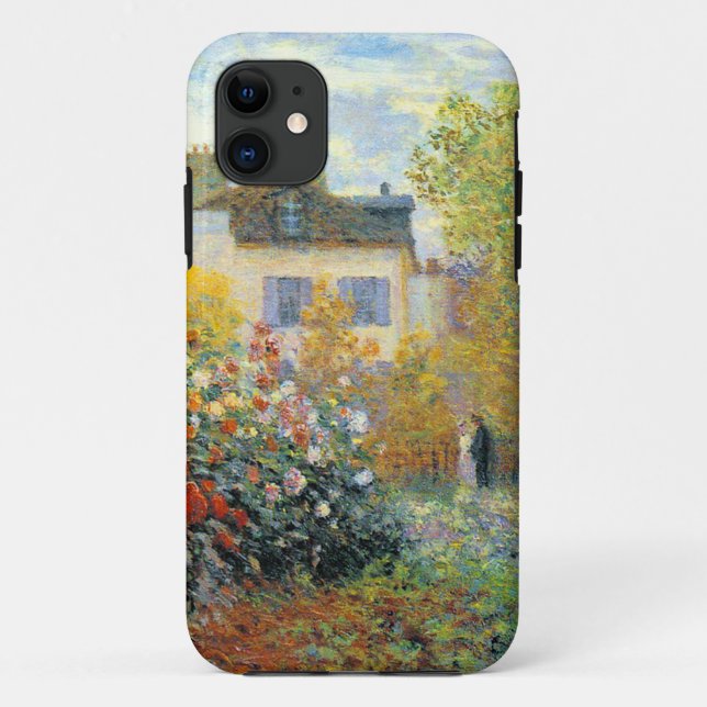 The Garden of Monet at Argenteuil Case-Mate iPhone Case (Back)