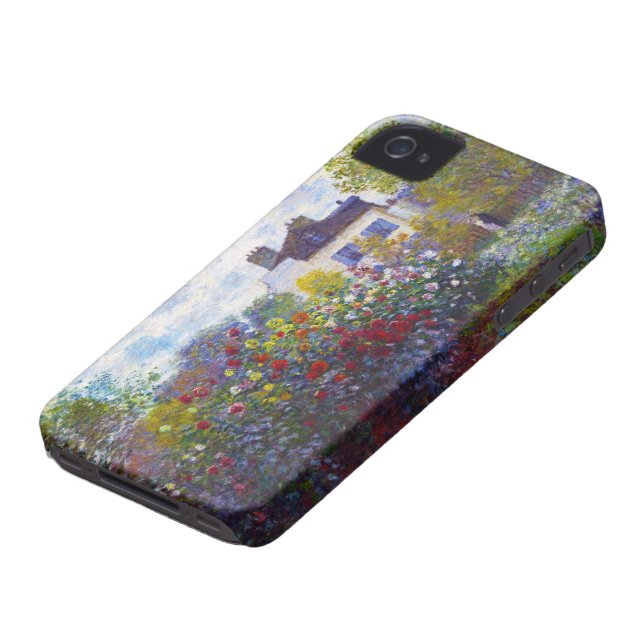 The Garden of Monet at Argenteuil Claude Monet Case-Mate iPhone Case (Bottom)