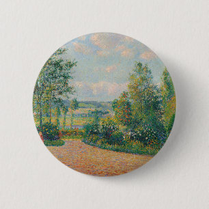 The Garden of Octave Mirbeau (by Camille Pissarro) 2 Inch Round Button