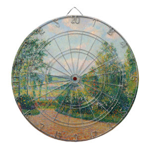 The Garden of Octave Mirbeau (by Camille Pissarro) Dartboard
