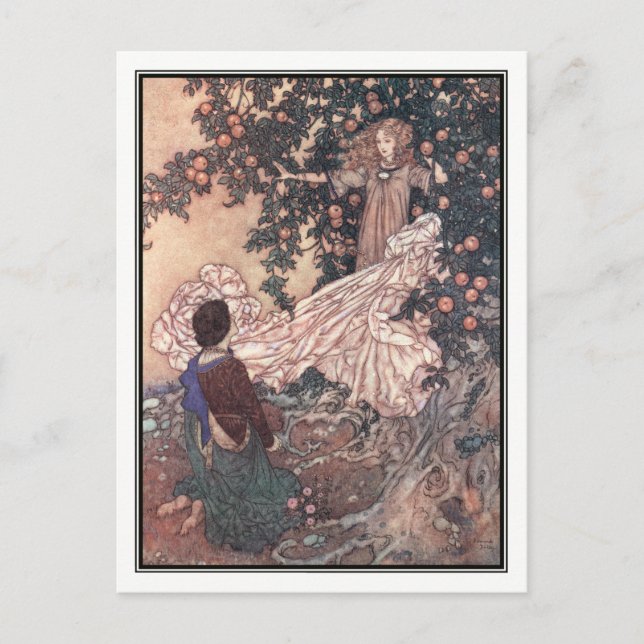 The Garden of Paradise by Edmund Dulac Postcard (Front)