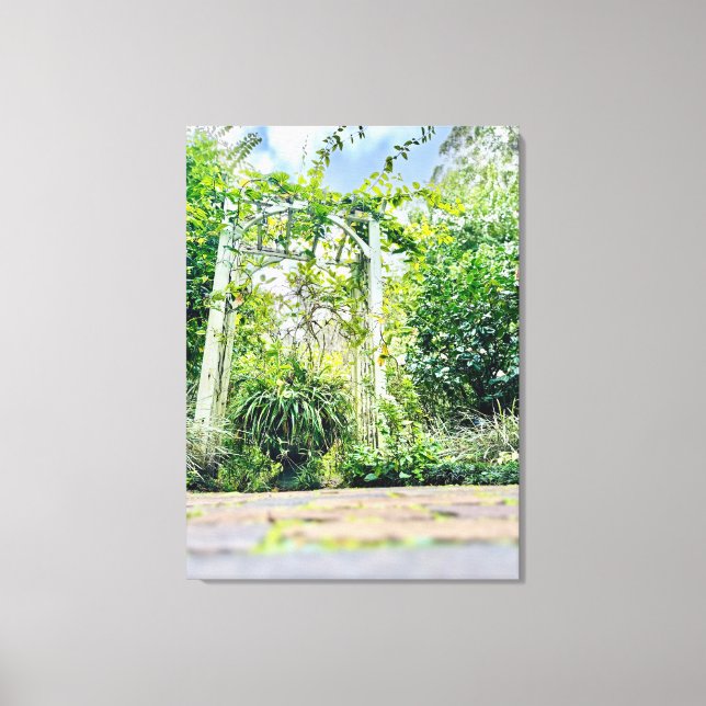The Garden Passage Canvas Print (Front)