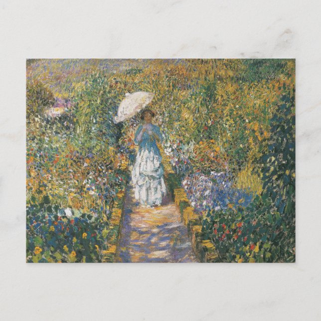The Garden Path | Frederick Carl Frieseke Postcard (Front)
