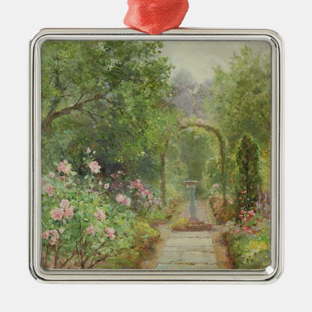 The Garden Path Metal Ornament (Front)