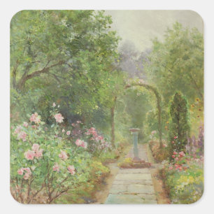 The Garden Path Square Sticker