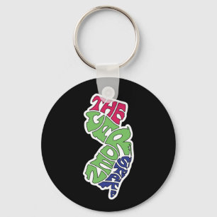 The Garden State - New Jersey Keychain