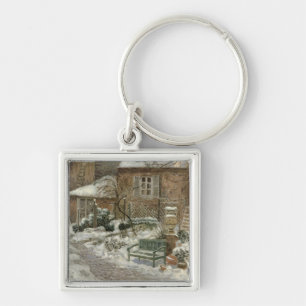 The Garden under Snow, 1909 Keychain