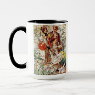 The Garden Walk, 1904 by J. C. Leyendecker Mug