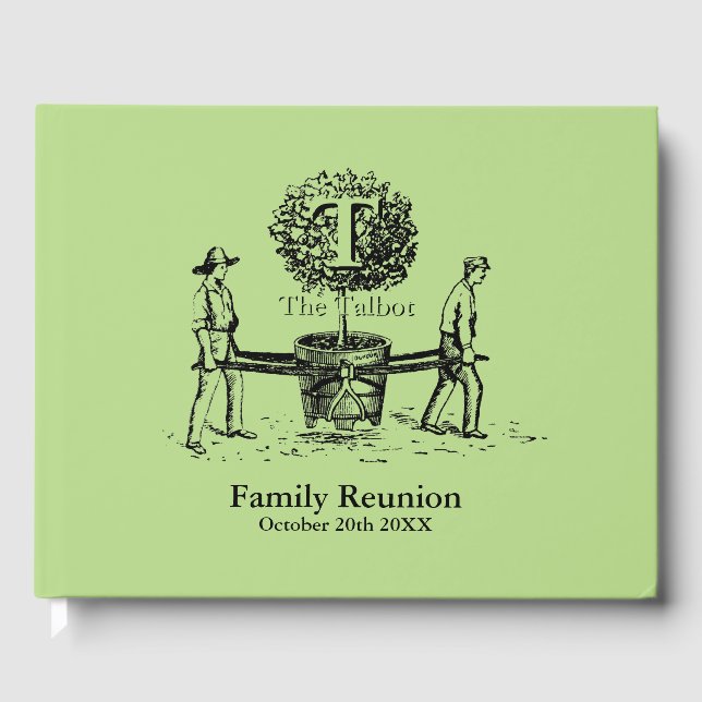 The Gardeners Family Reunion Custom Guest Book (Front)