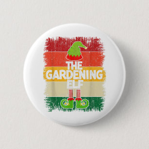 The Gardening ELF Matching Group Christmas Party P 2 Inch Round Button