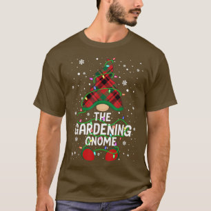 The Gardening Gnome Family Matching Group Xmas Lig T-Shirt