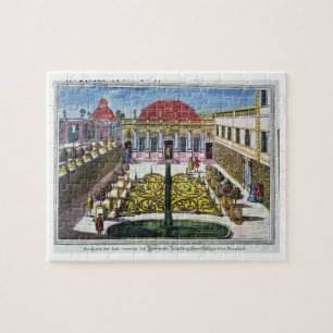 The Gardens of the Mirabelle Park, Salzburg, Austr Jigsaw Puzzle