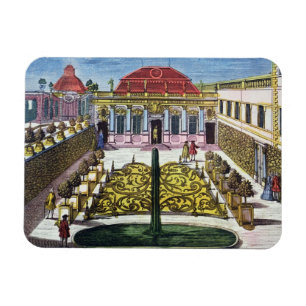The Gardens of the Mirabelle Park, Salzburg, Austr Magnet