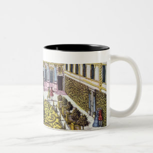 The Gardens of the Mirabelle Park, Salzburg, Austr Two-Tone Coffee Mug