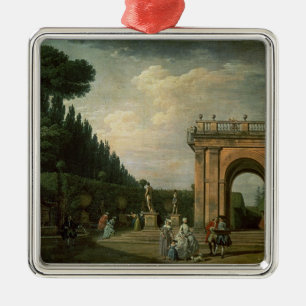 The Gardens of the Villa Ludovisi, Rome, 1749 Metal Ornament