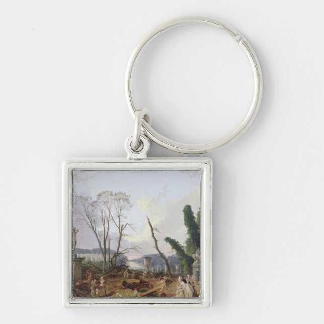 The Gardens of Versailles Keychain (Front)