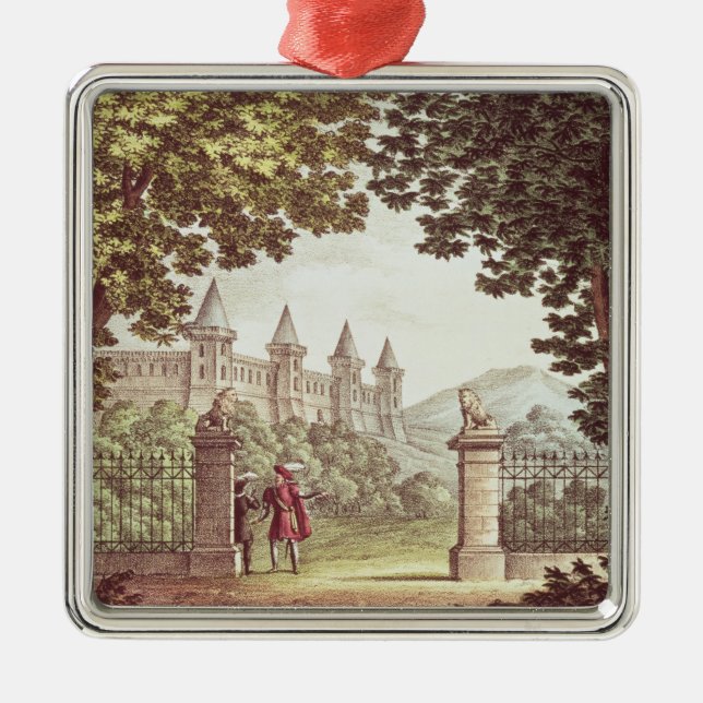 The Gardens of Windsor Castle Metal Ornament (Front)