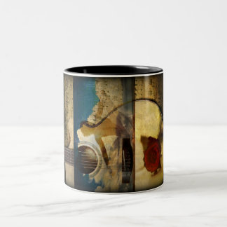 The Garment of Praise (Guitar Mug) Two-Tone Coffee Mug