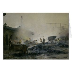 The Gas Factory at Courcelles, 1884