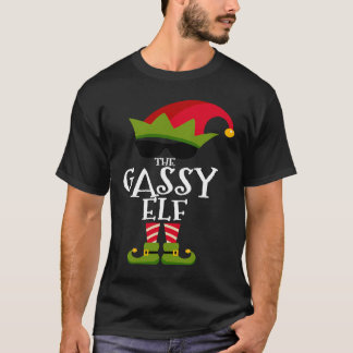 The Gassy Elf Costume Matching Family Group Christ T-Shirt