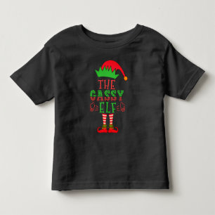 The Gassy Elf Family Matching Christmas Pajama Toddler T-shirt