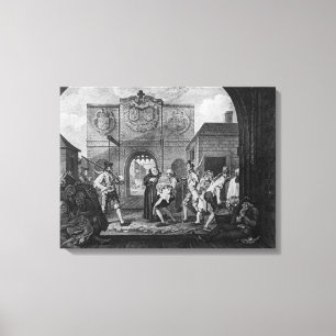 The Gate of Calais, or O The Roast Beef Canvas Print