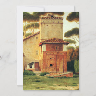 The Gatehouse in the Park of Villa Borghese, Rome Invitation