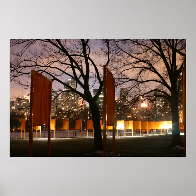 The Gates, NYC, Feb 2005 Poster (Front)