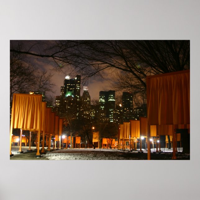 The Gates, NYC, Feb 2005 Poster (Front)