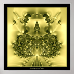 The Gates of Heaven Fractal Poster