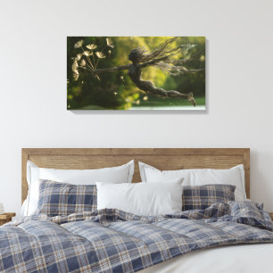 The gatherer canvas print