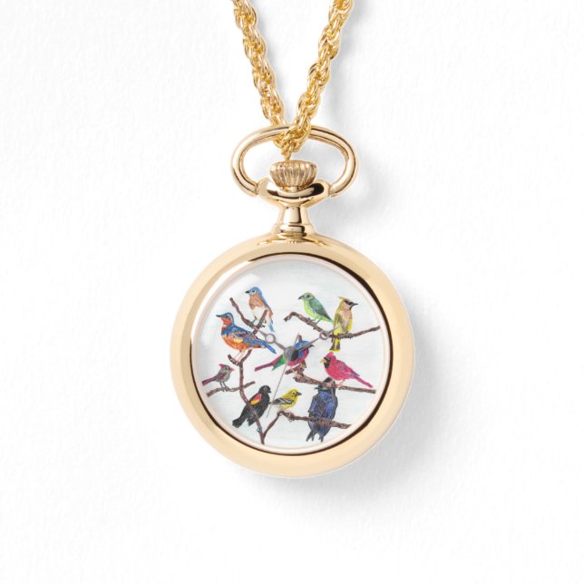 The Gathering Colourful Songbirds Watch (Front)