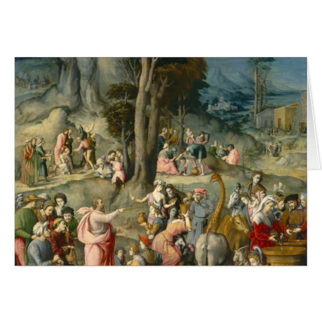 The Gathering of Manna - Francesco Bacchiacca (Front Horizontal)