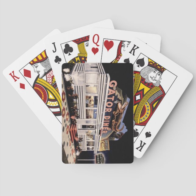 The Gator Diner Playing Cards (Back)