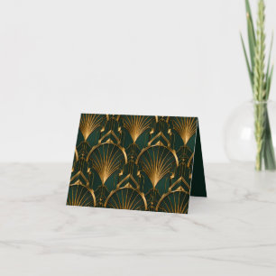 The Gatsby Wedding Folded Thank You Card