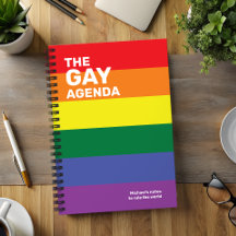 The Gay Agenda Pride Colours Planner