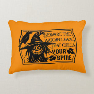 The Gaze That Knows the Dark Accent Pillow