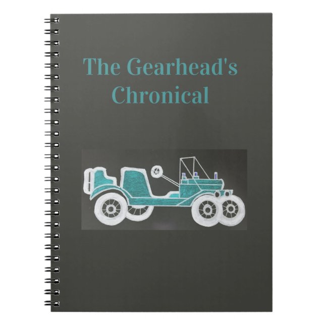 The Gearhead's Chronicle Notebook Journal (Devant)