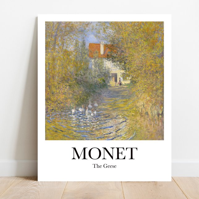 The Geese by Claude Monet Poster (
Monet's "The Geese" poster: Peaceful pond scene, vibrant colors. Impressionist masterpiece for home)