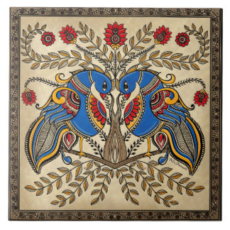 The Gemini peacocks Tile