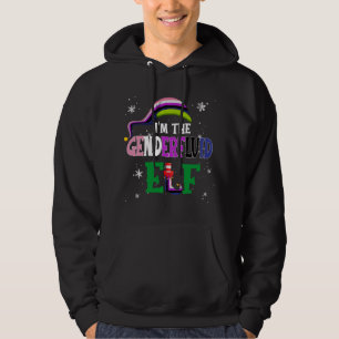 The Genderfluid Elf Christmas Party Hoodie