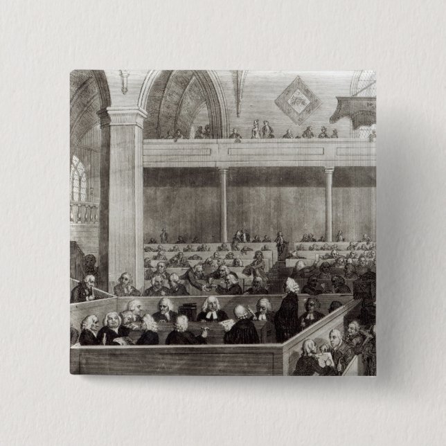 The General Assembly of the Kirk of Scotland 2 Inch Square Button (Front)