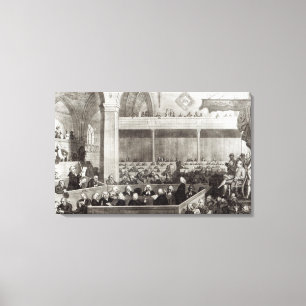 The General Assembly of the Kirk of Scotland Canvas Print